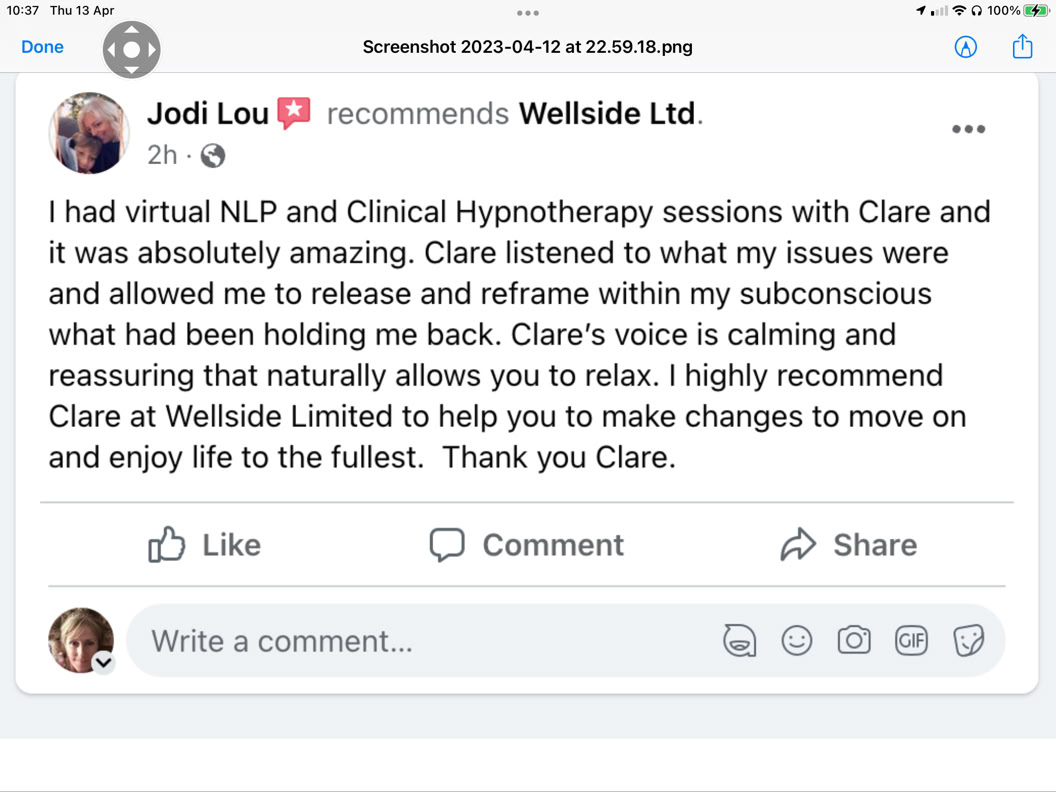 great hypnopherapy testimony 