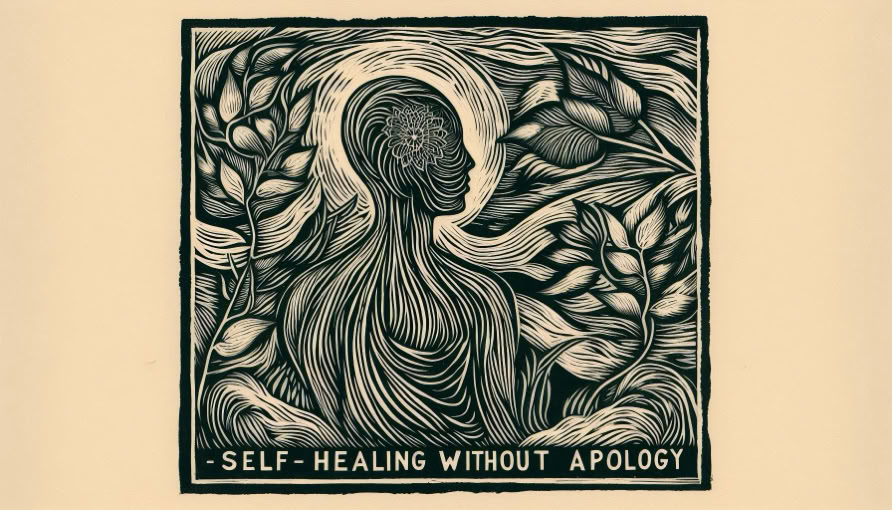 vintage linocut style illustration symbolising preparing for online hypnotherapy connection